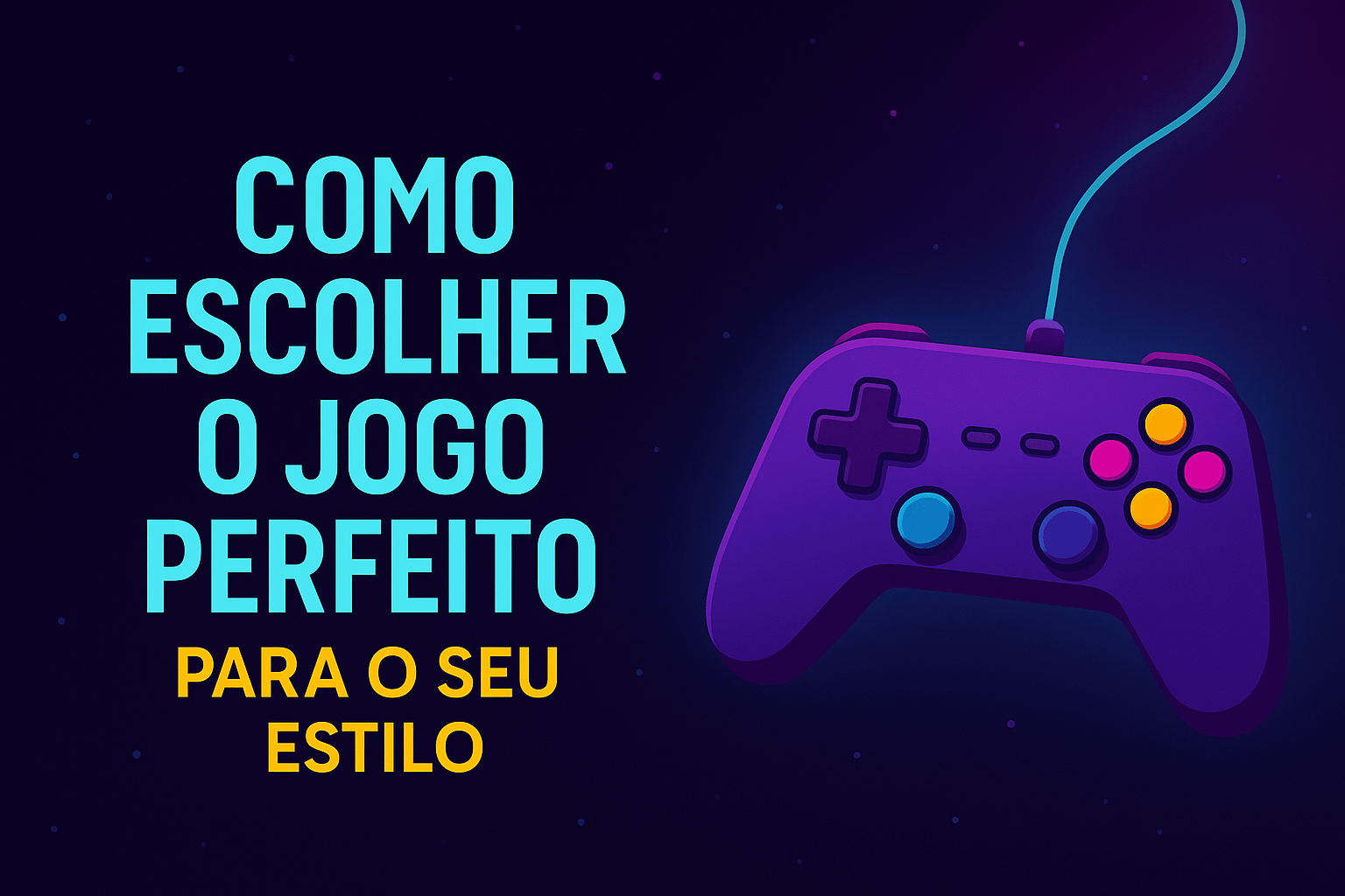COMO ESCOLHER O JOGO PERFEITO PARA O SEU ESTILO