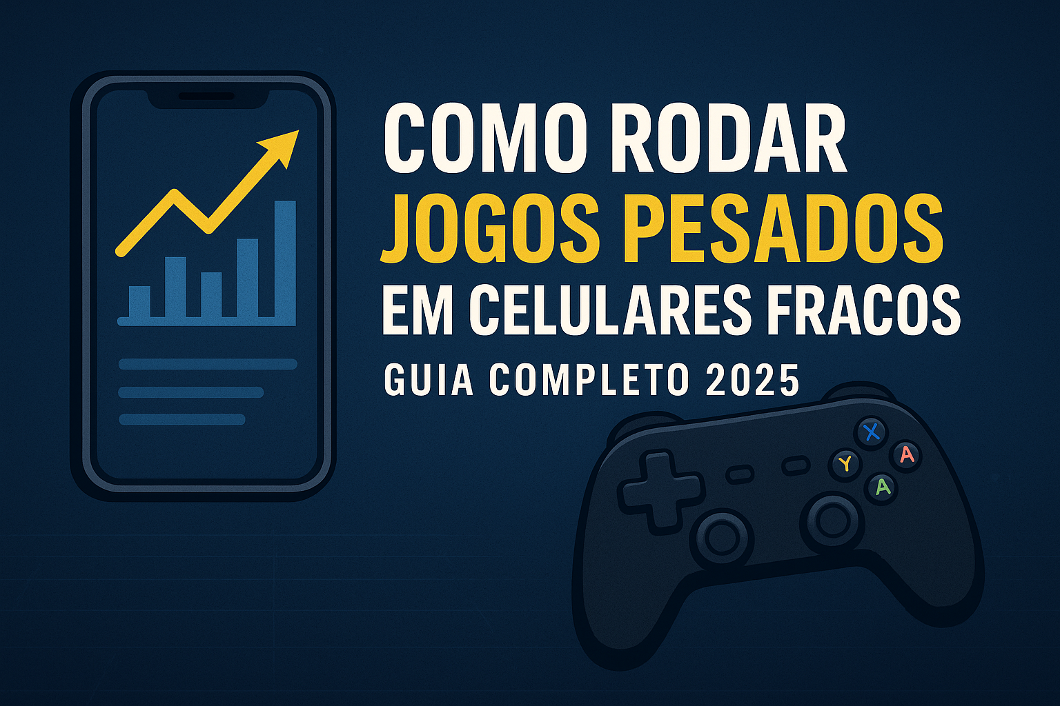 COMO RODAR JOGOS PESADOS EM CELULARES FRACOS GUIA COMPLETO 2025
